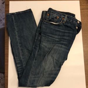 Gap button-fly relaxed boyfriend jeans